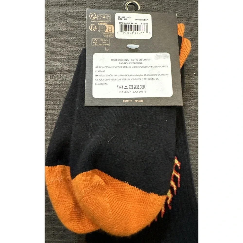 VANS Road Stop Crew‎ Purple Haze Boys Socks Shoes Size 1-6 NWT